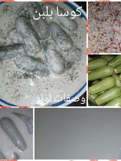 صورة لوصفة محشي كوسى بلبن