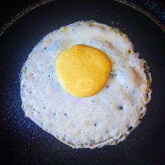 A picture of Vegan fried egg.