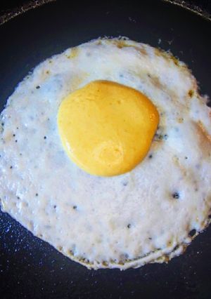 A picture of Vegan fried egg.