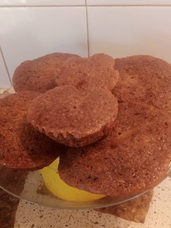 Una foto de Muffins de chocolate con helado de banana