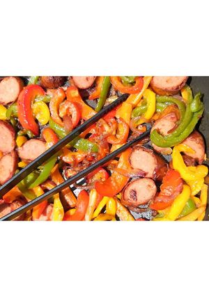 A picture of Smokie and Pepper Stir Fry.