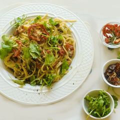 Aromatic flavorful Lemony Pasta A picture of Aromatic flavorful Lemony Pasta.