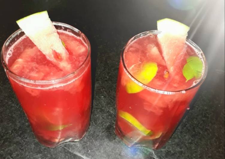 Simple Way to Prepare Quick Watermelon lemonade