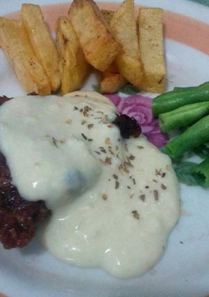 Foto resep Barbeque with cheese sauce #kitaberbagi