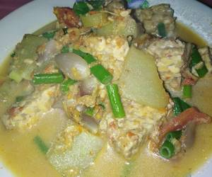 Cara Memasak Cepat Tempe labu siam masak santan pedas Ala Rumahan