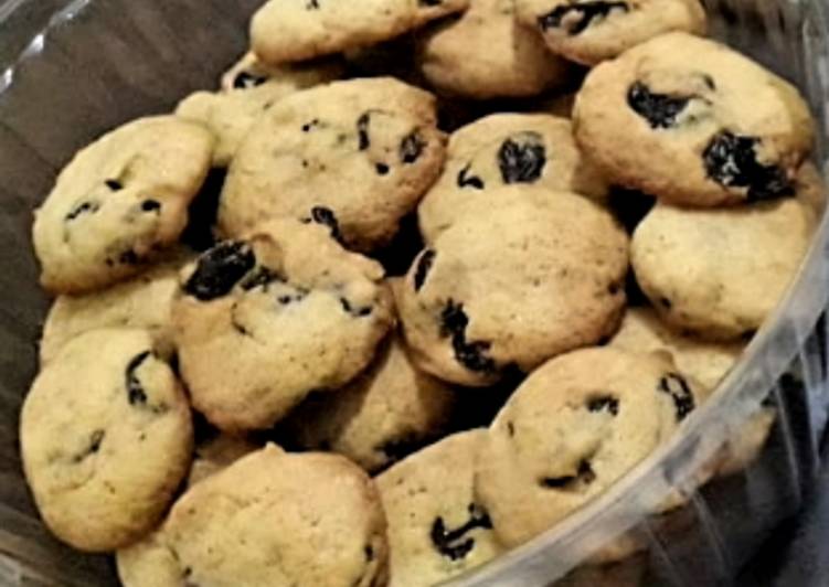 Resep Cookies Kismis Anti Gagal