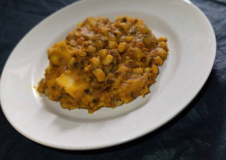 Step-by-Step Guide to Make Quick Beans&Yam porridge