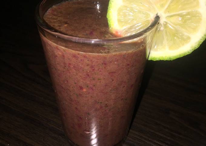 Recipe of Super Quick Homemade Beetroot fruit smoothie