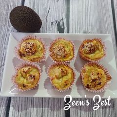 A picture of Avocado Muffins.