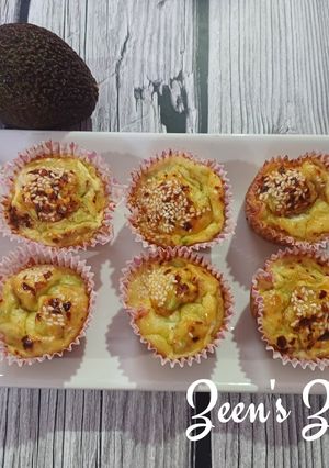 A picture of Avocado Muffins.