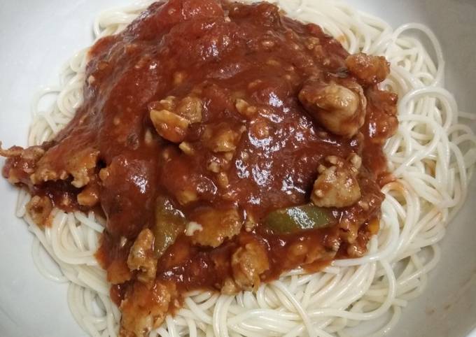 Spaghetti Sauce, spicy!