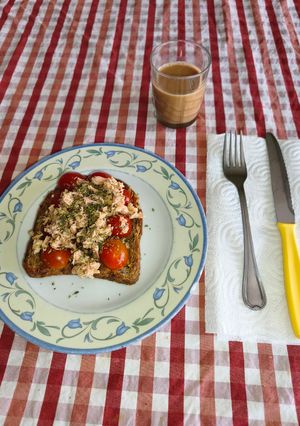 Una foto de Desayuno light