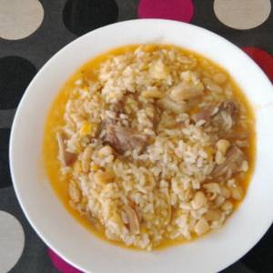 Arros amb Fesols i naps "Típico Valenciano"