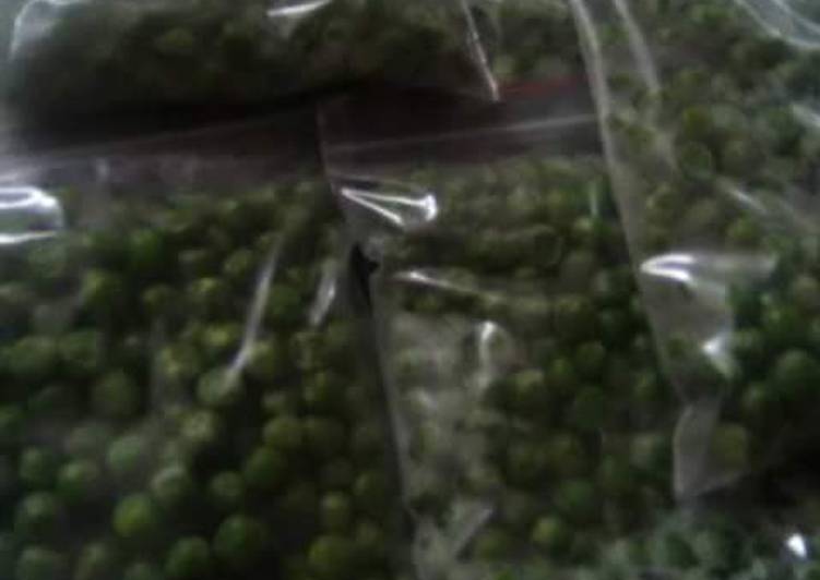 Recipe of Super Quick Homemade Preserve peas at home