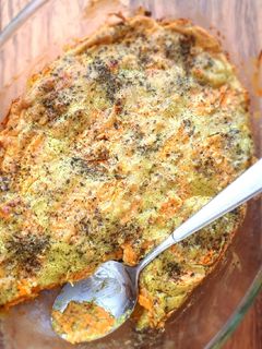 Édesburgonya gratin/Csőbensült batáta recept fotója