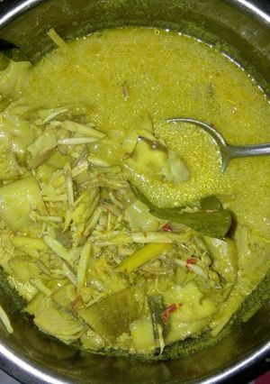 Foto resep Gulai jantung pisang