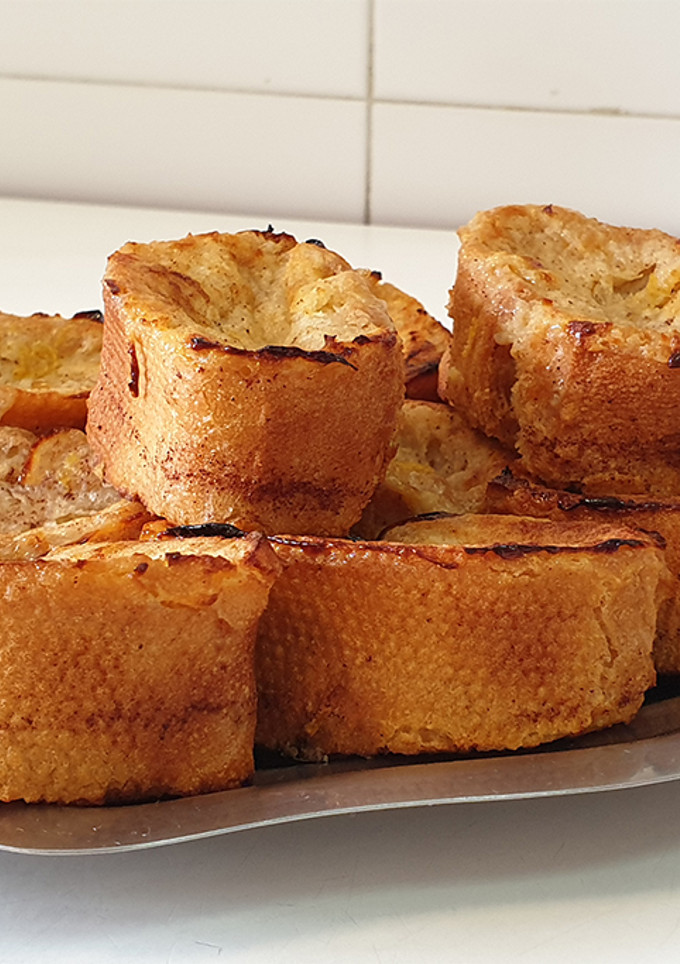 Una foto de Torrijas de leche condensada al horno
