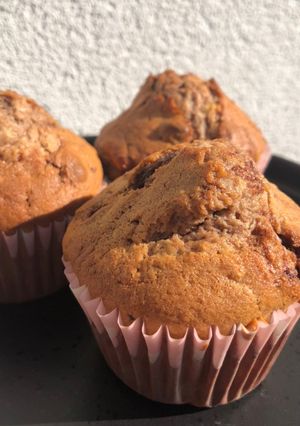 Mogyorós nutellás muffin 🧁🥜🍫 recept fotója