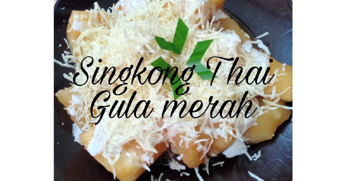 Resep Singkong Thai Gula Merah Oleh Momsyifa Cookpad