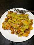 Fast Migas with Salsa Verde