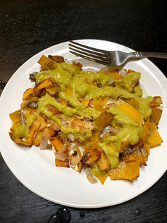 A picture of Fast Migas with Salsa Verde.