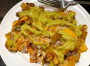 Una foto de Fast Migas with Salsa Verde