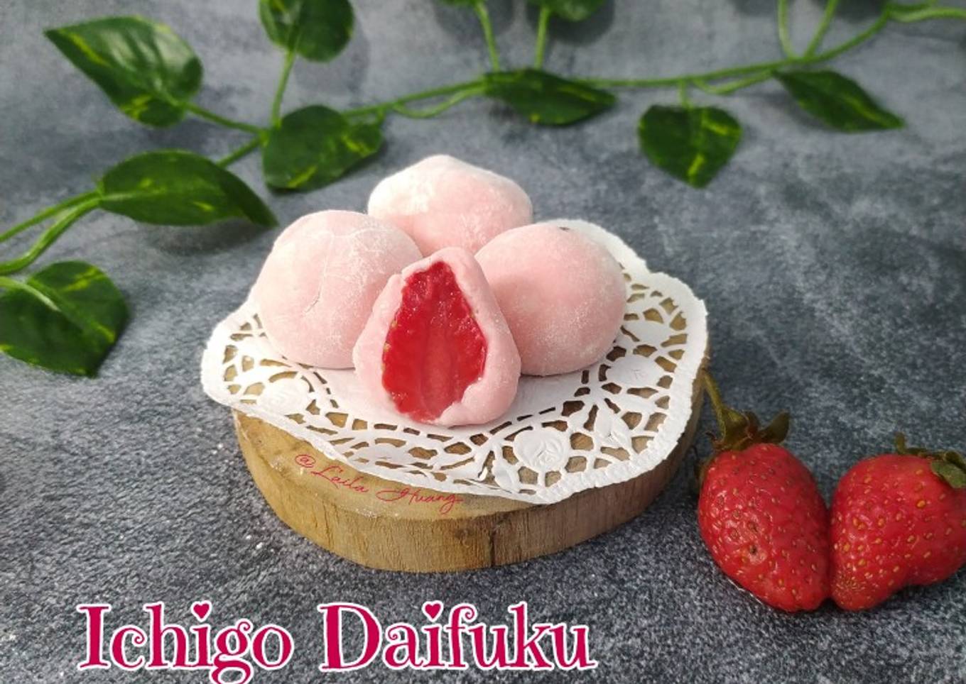 Resep 224. Ichigo Daifuku (Mochi Strawberry)