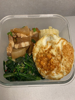五花肉炒蘿蔔便當 的食譜成品照片