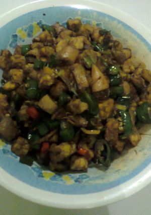 Foto resep Cumi Tempe Cabe Hijau
