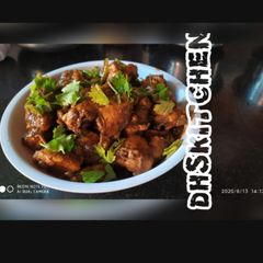 Chettinad chicken roast A picture of Chettinad chicken roast.