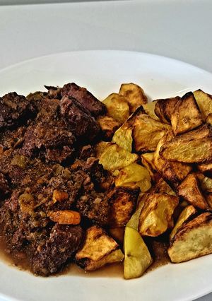 Una foto de Guiso de caza: Ragout de jabalí