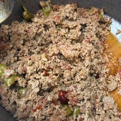A picture of Khara masala qeema.