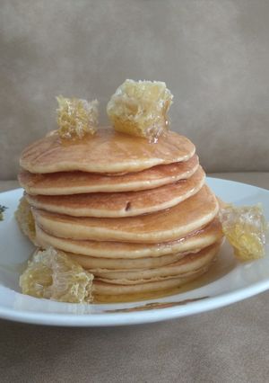 Foto resep Honeycomb Pancakes