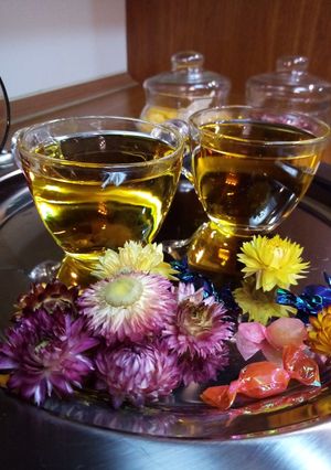 عکسی از دستور دمنوش گل مینا