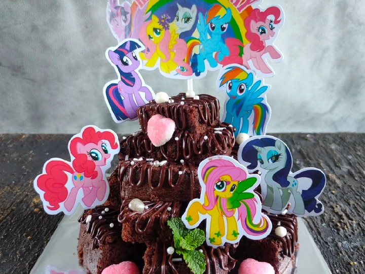 Langkah Gampang Membikin Resep Tower Brownies yang Lezat Anti Ribet, Mantap