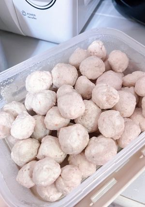 รูปของ ลูกชิ้นอกไก่ again