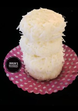 A picture of Coconut Cookies (4 ingredients recipe,no baking).