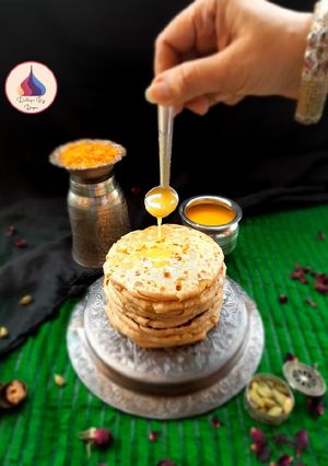 A picture of Puran poli.