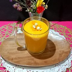 A picture of Mango Milk Shake In 3 Minutes.