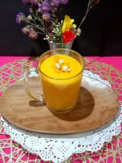 A picture of Mango Milk Shake In 3 Minutes.