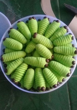 Foto resep Kuker ulat ijo