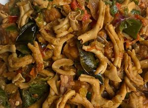 Foto resep Tumis usus tempe cabe ijo