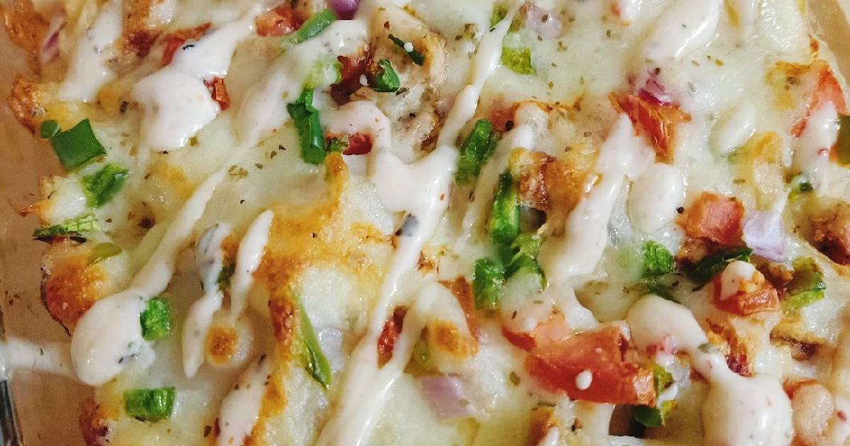 Cheesy,Creamy,Fries Lasagna 🧀🧀🧀 Recipe by Umme Ahmad - Cookpad