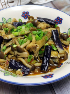 魚香菇菇燒茄子 的食譜成品照片