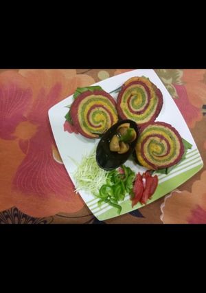 A picture of Masala puri.