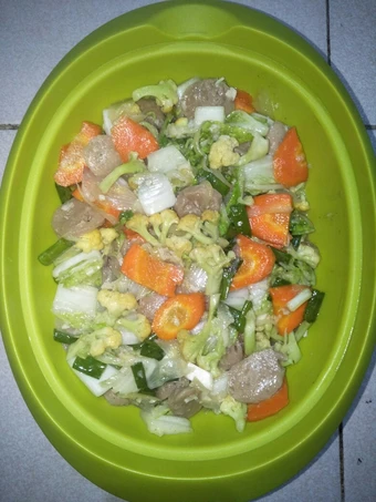 Langkah Gampang Membikin Resep Capcay Baso yang Uenak Anti Ribet, Bisa Manjain Lidah