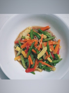 Foto resep Tumis Buncis, Wortel, dan Jagung Muda