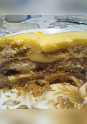 Una foto de Postre de vainillas con postre exquisita