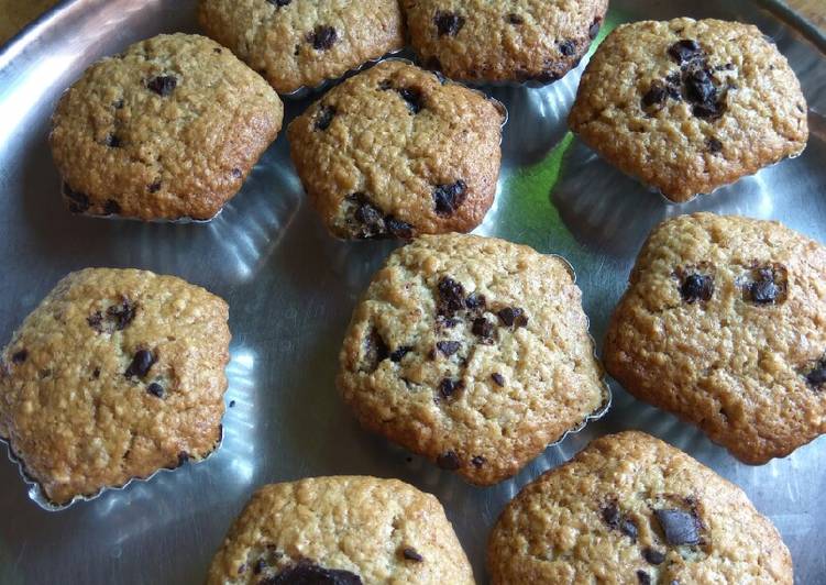 Recipe of Homemade OATS chocolate muffins