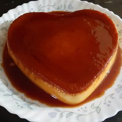 A picture of Mango custard pudding.